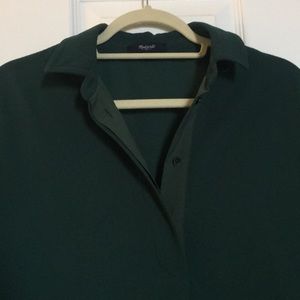 Madewell 3/4 Sleeve Shirt Dress